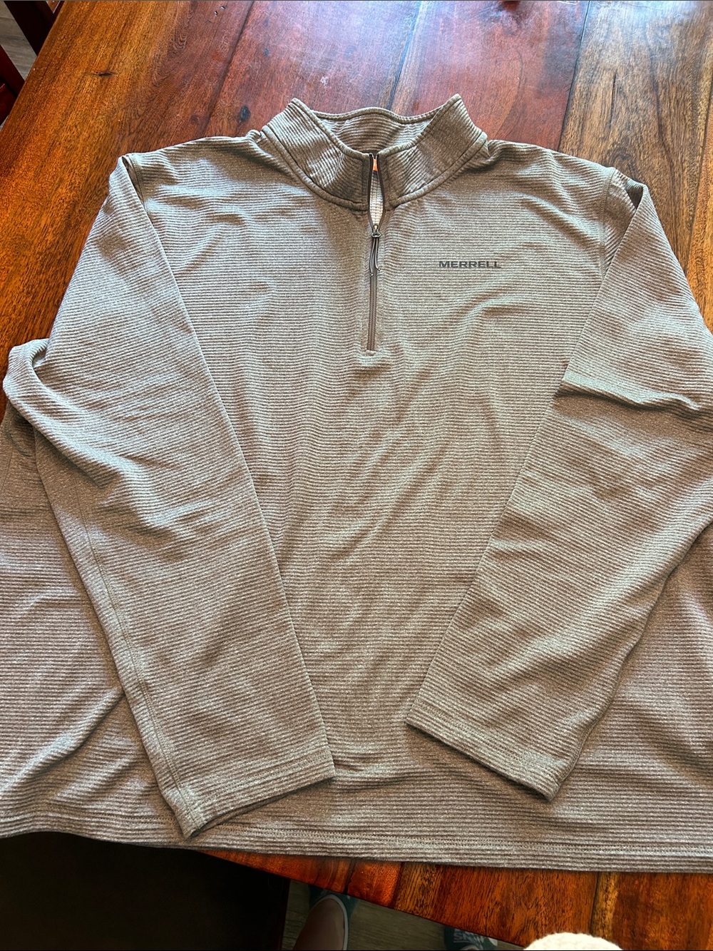 Merrell Men's Quarter-Zip Sweater - gray